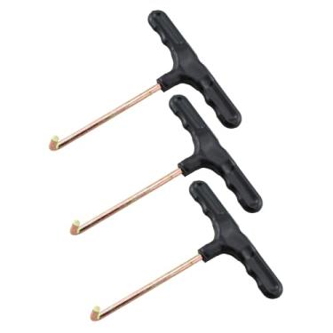 Imagem de Bxian 3 peças 13 x 11,5 cm T gancho trampolim mola ferramenta adequada para cortador de grama/motocicleta/máquina acessórios de mola