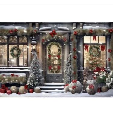 Imagem de Painel Fundo de decoração tema Natal Em Tecido 2,20 X 1,70m (21 Modelos de Paineis) (15)