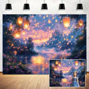 Imagem de Palácio Príncipe Beleza Jardim Jardim Lago Lanterna Namoro Aniversário Romântico Festa de Aniversário Fotografia Fundo Foto Studio Adereços