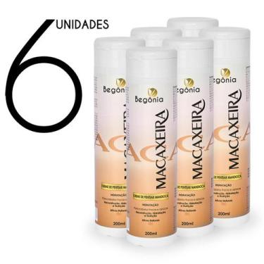 Imagem de KIT Creme De Pentear Begonia Macaxeira 200ml 6 Unds - Begônia