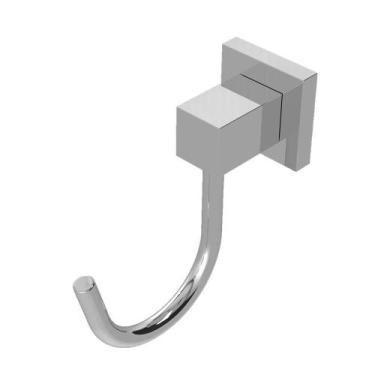 Imagem de Cabide Para Porta Toalhas Gancho Parede Square Luxo Cromado - REAL, Cr