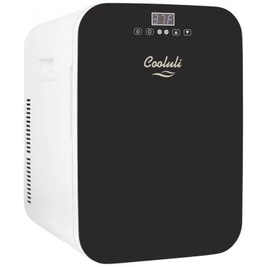 Imagem de Mini Geladeira para Skincare 20 Litros com Painel Digital, 12V, Bivolt, COOLULI C20LDXBK, Preta