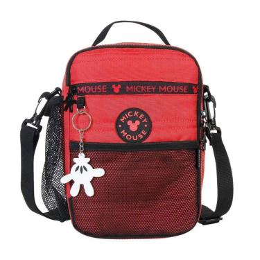 Imagem de Lancheira Térmica Mickey Mouse Escolar Cor Vermelha - Xeryus