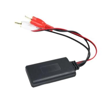 Imagem de Generic Adaptador de cabo de áudio automotivo RCA, adaptador sem fio, conector estéreo universal para rádio automotivo, para amplificador, alto-falante, Rca 2 Fios