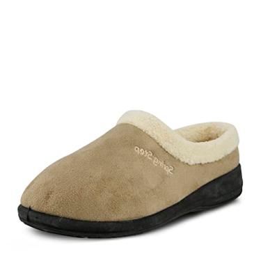 Imagem de Spring Step Pantufa feminina Ivana sem cadarço, Bege, 6.5-7