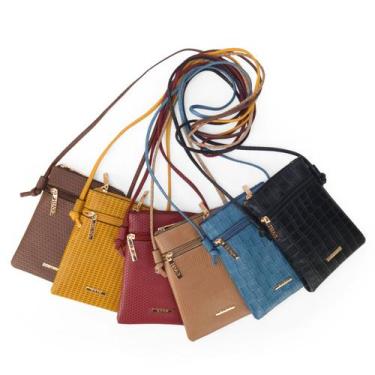 Imagem de Bolsa Pequena Feminina Transversal Gash, Bege