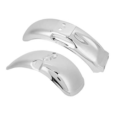 Imagem de Tbest Guarda-lamas de Roda de Motocicleta Cromado Protetor contra Respingos de Alta Resistência Em Plástico ABS para Bicicletas Monkey Gorilla Z50 Z50A Z50J Z110 Z125 Com Rodas de 8