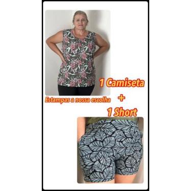 Imagem de Camiseta Blusa Regata Plus Size em Liganete Larguinha pra o Verão - BF