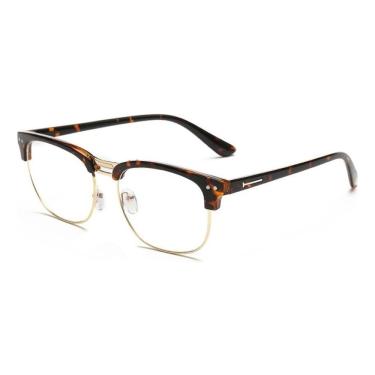 Imagem de Armação De Óculos Sem Grau Vintage De Acetato