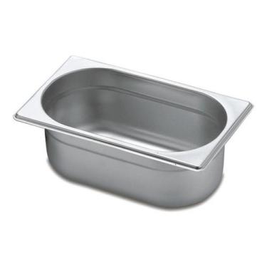 Imagem de Cuba Gastronômica GN 1/4 Aço Inox 100mm Profissional Gourmet Mix