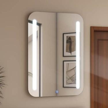 Imagem de Espelho Retangular 70x50cm Touch Led 6000k Crys Reduna