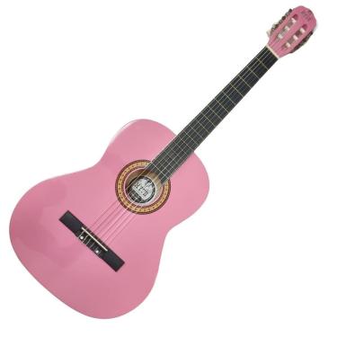 Imagem de Violão Nylon Acústico Clássico 39 Brilho Myth Mt39N - Rosa