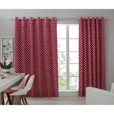 Imagem de Cortina Estampada Com 24 Ilhós 300x240cm Georgia Casa D'oro
