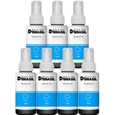Imagem de Kit 7 Tintas Para Epson T664 L355 L365 L395 L455 L1300 L110 - Bulk Ink