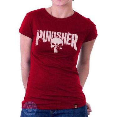 Imagem de Babylook The Punisher Marvel Geek Justiceiro Caveira - King of Geek, G
