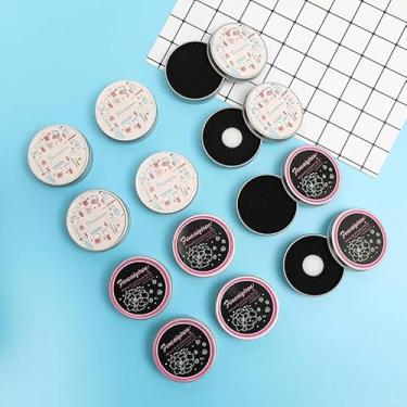 Imagem de Conjunto de 11 pincéis de maquiagem, 1 pacote de limpador de pincéis de maquiagem com 10 esponjas de substituição, removedor de esponja de lavagem rápida e ferramenta de limpeza de maquiagem de cor de