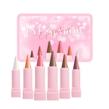 Imagem de Delineador Cintilante - 6 Peças de Maquiagem,de Sombra Resistente à Água - para Mulheres Meninas Amantes de Beleza Fãs de Cosplay Artistas Noivas Casamento