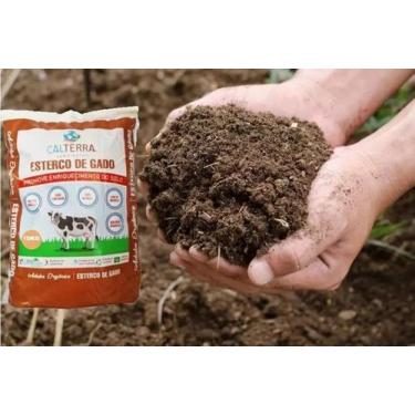 Imagem de 1 Esterco Bovino 3kg Calterra Horta/ Pomares