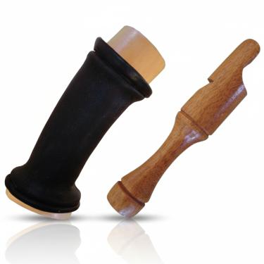 Imagem de Apito Inhambu Açu Modelo 09 + Apito Aracuã Com Fole