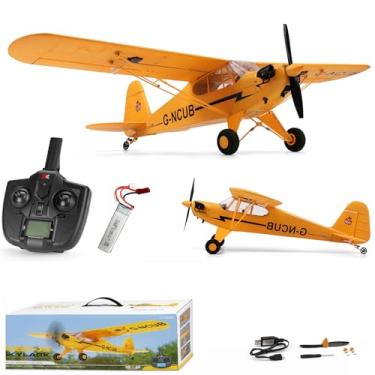 Imagem de Large Brushless Remote Control Plane XK A160 RC Aircraft Glider J3 6-Axis Gyroscope 5-Channel 3D Stunt Somersault Flight 6 AXIS Gyro for Beginners Adults Expert