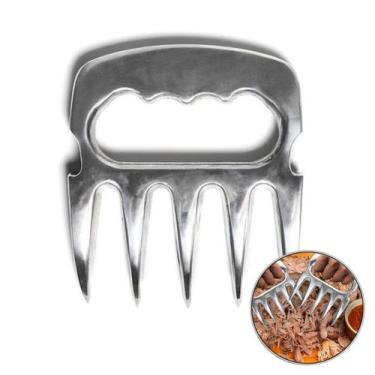 Imagem de Garra De Urso Para Churrasco Alumínio Metal Polido Premium - Triboshop