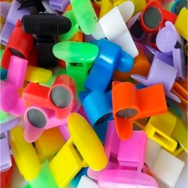 Imagem de Mini Brinquedo Apito Infantil Juiz 40 Unidades o Mais Barato - VENDEU 