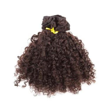 Imagem de Cabelo Natural Cacheado 40cm com Tecimento Textura Curly De Benguela 1