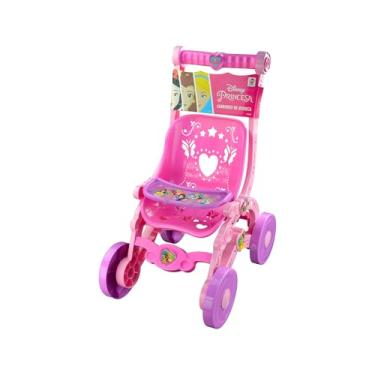 Imagem de Carrinho De Boneca Princesas Infantil Disney Decorado Resistente +3 Anos Faz de Conta Brinquedo Líder - 2390