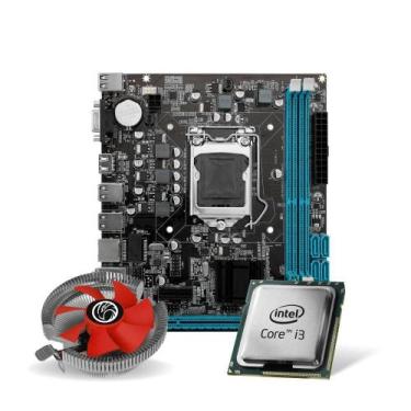 Imagem de Kit Pl Mãe H61 + Processador I3 3220 + Cooler - POWERPC