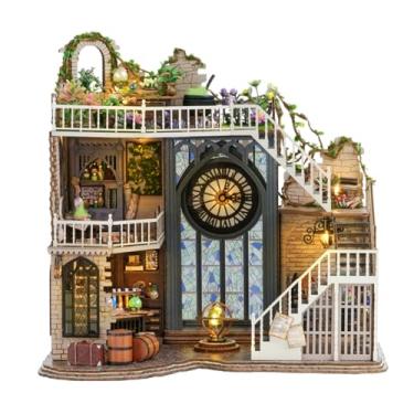 Imagem de Kit Montagem Casa Miniatura - Modelo Casa Mágica com Mobília e Acessórios Inclusos, Indicado para Meninos e Meninas a Partir de 14 Anos