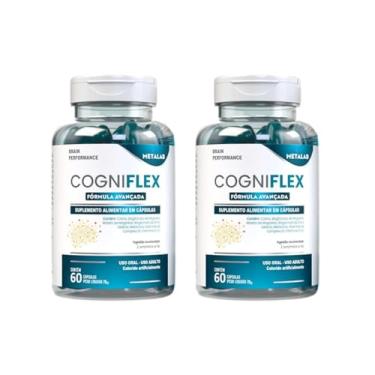 Imagem de Kit Com 2 Potes De Suplemento Cogniflex Metalab – Colina, Vitaminas Do Complexo B, Zinco, Magnésio E Proteínas