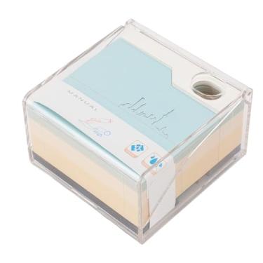 Imagem de Bloco de Notas de Arte Em 3D Art Memo Pad Ornamento Decorativo Requintado 3D Stick Notes Com Suporte de Caneta Leve para Estudo de Escritório