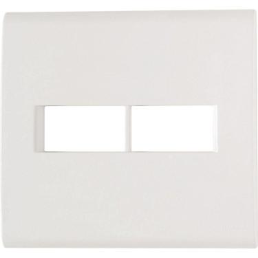 Imagem de Placa 2 Postos 4x4 Tramontina Liz Branca Tramontina