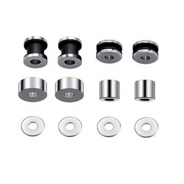 Imagem de XYZMT Kit de ferragens de encaixe de encosto destacável Sissy Bar adequado para Harley Davidson Touring Electra Road Street Glide Road King 1997-2008