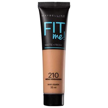 Imagem de Base Líquida Fit Me Cor 210, Maybelline, Médio