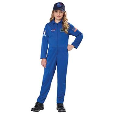 Imagem de Kids Blue Jumpsuit Costume NASA Large