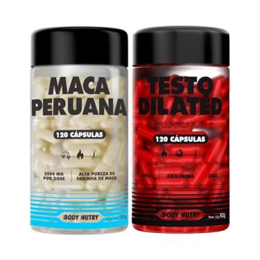Imagem de Kit Maca Peruana 2500mg 120 Capsulas Sem Gluten + Testo Dilated 120 Capsulas Vitaminas e minerais com Boro
