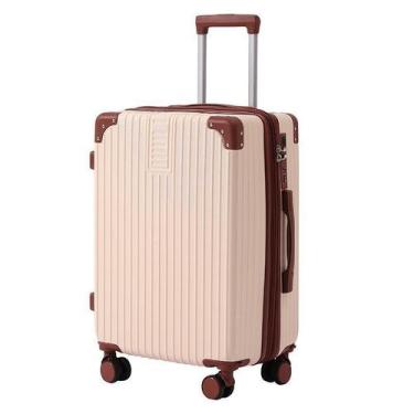 Imagem de Mala Blogueirinha Bege 10Kg Rodas 360 Carrinho Ajustavel - LIONS TRAVE