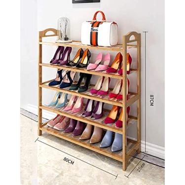 Imagem de Sapateira, sapateira, sapateira, sapateira, madeira Nan, simples, porta de casa, armazenamento de sapatos, vários andares, simples, moderno, sala de estar, sapato, poeira