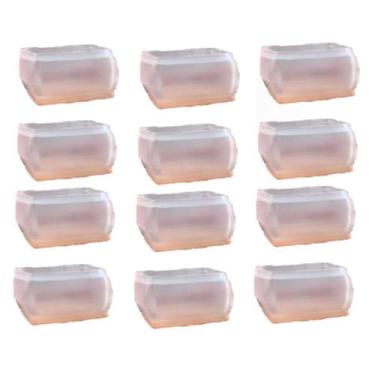 Imagem de Kit 12 Proteção Retangular De Silicone Feltro Para Moveis - Geoprotect