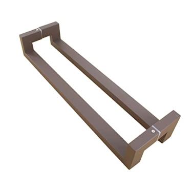 Imagem de SENNIAN Maçaneta de porta de vidro de aço inoxidável para casa, puxadores de porta de chuveiro de substituição, maçaneta de porta de madeira deslizante para sala de conferências, maçanetas de porta de