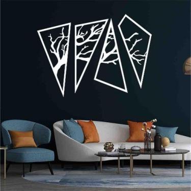 Imagem de Quadro Decorativo Árvore Geométrica Vazado - Mdf 3Mm 003 - Decoarts