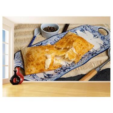 Imagem de Papel De Parede 3D Alimentos Pastel Feira Sabor 3,5M Al461 - Você Deco