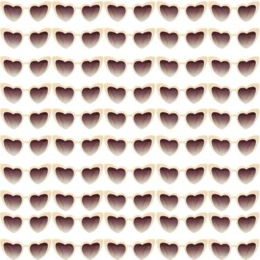 Imagem de Loanzeg 12 pares de óculos de sol de despedida de solteira em forma de coração, decorações de festa, presentes de dama de honra, mulheres, meninas, Champanhe, adult