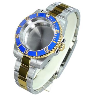 Imagem de FEIYASHI Relógio masculino Pro Sports Mergulho com caixa de 40 mm para NH35/34/36 Miyota8215 ETA2824 Movimento, Tampa inferior sólida 4, For ETA2824 PT5000 Movement, Caixa de relógio de luxo