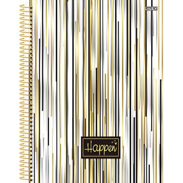 Imagem de Caderno Espiral Capa Dura Colegial 1 Matéria Happen 80 Folhas Sd Estampa 2