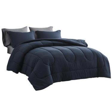 Imagem de Juego de Edredón Maple&Stone Tamaño Matrimonial con Sábanas 7 Piezas A