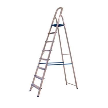 Imagem de Escada De Alumínio Residendial 8 Degraus Er-08 120kg - ALUMASA