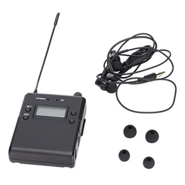 Imagem de Generic Receptor Pessoal Sem Fio Estéreo Portátil do de Monitor Fino Acabamento para Equipamento de Gravação de Música, Escudo Resistente do Abs