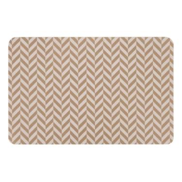 Imagem de Conjunto 2 Lugares Jogo Americano De Mesa, Impermeável Polipropileno Retangular 43cm x 28cm Resistente Fácil De Limpar (Geométrico)